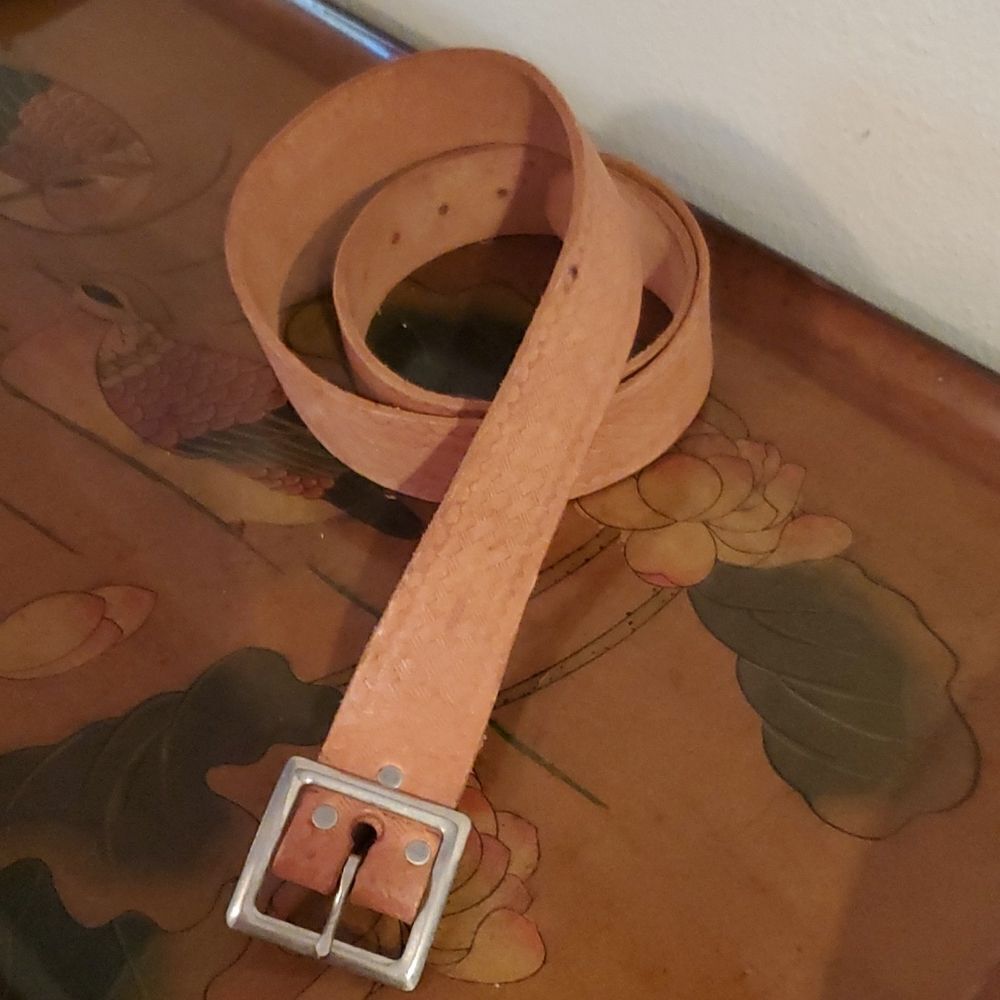 Master Mechanic Brown Cowhide Belt 32 47